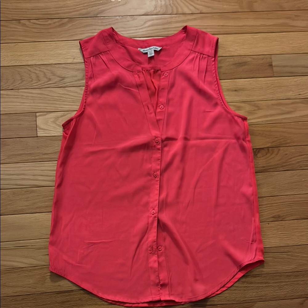 American Eagle XS Women's Sleeveless Pink Top
